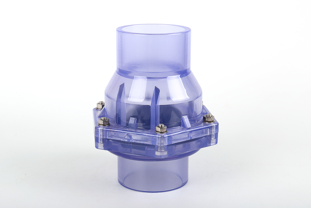 四方台透明翻板式止回阀